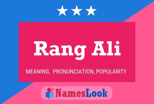 Rang Ali Name Poster