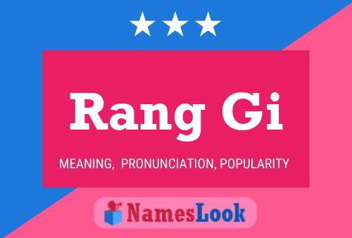 Rang Gi Name Poster