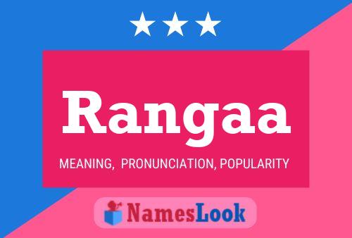 Rangaa Name Poster