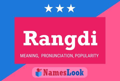 Rangdi Name Poster