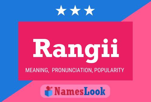 Rangii Name Poster