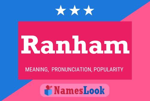 Ranham Name Poster