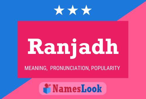 Ranjadh Name Poster