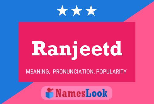 Ranjeetd Name Poster