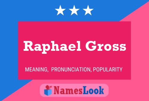 Raphael Gross Name Poster