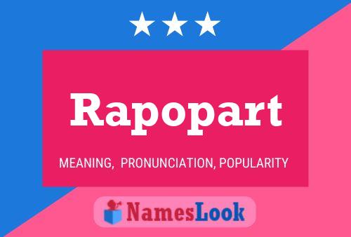 Rapopart Name Poster