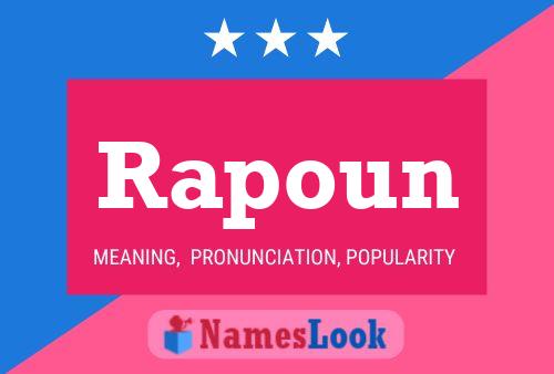 Rapoun Name Poster