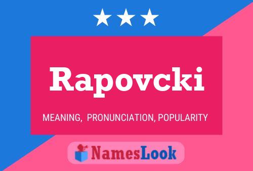 Rapovcki Name Poster