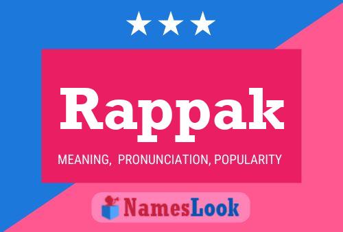 Rappak Name Poster