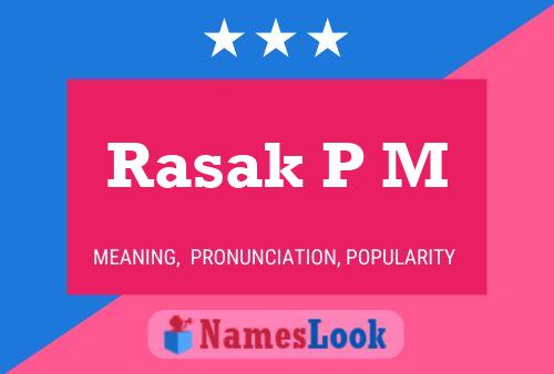 Rasak P M Name Poster