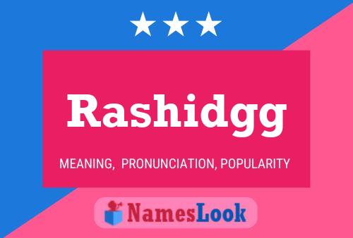 Rashidgg Name Poster