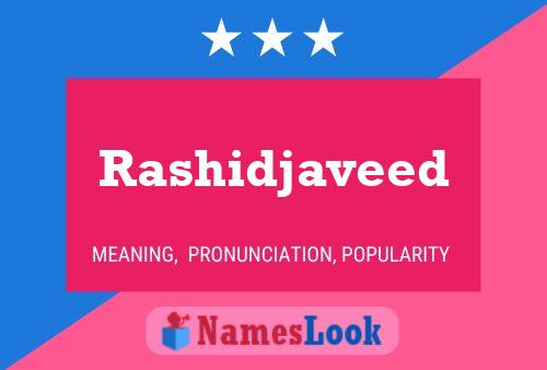 Rashidjaveed Name Poster