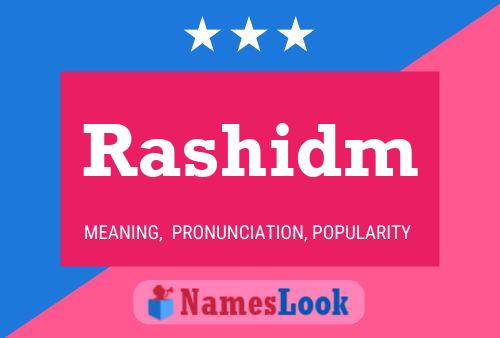 Rashidm Name Poster