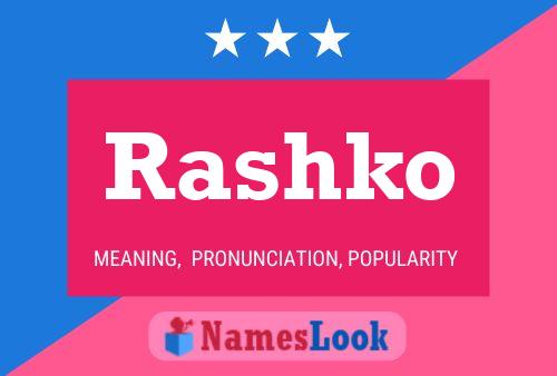 Rashko Name Poster