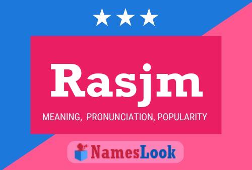 Rasjm Name Poster