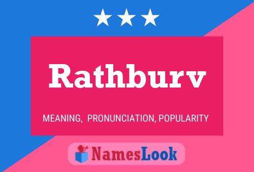 Rathburv Name Poster