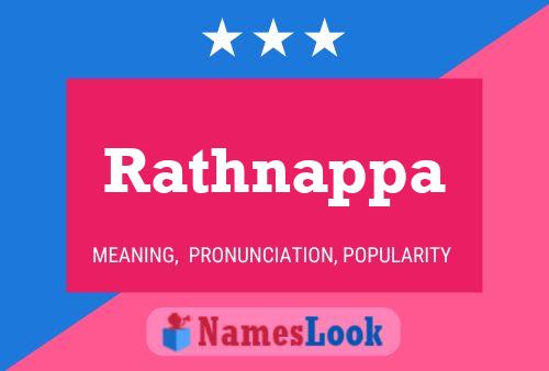 Rathnappa Name Poster