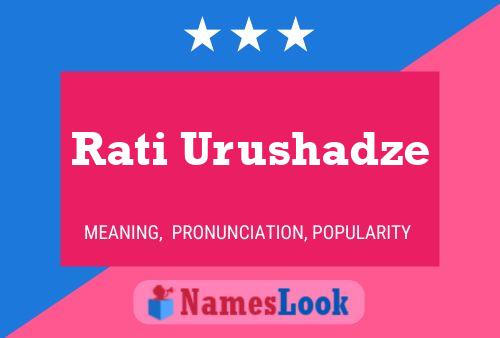 Rati Urushadze Name Poster