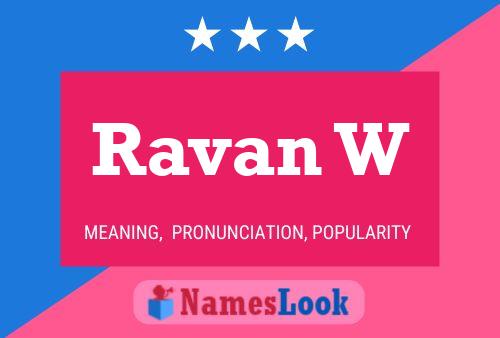 Ravan W Name Poster