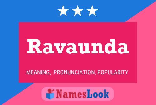 Ravaunda Name Poster