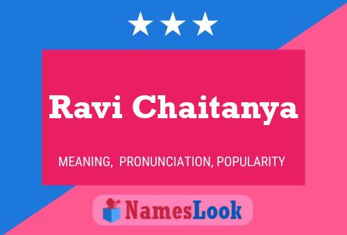 Ravi Chaitanya Name Poster