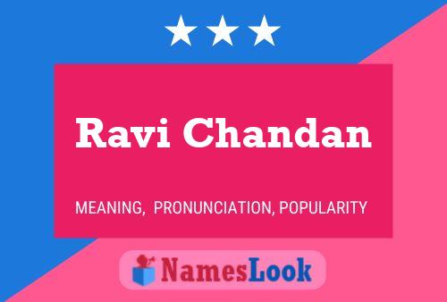 Ravi Chandan Name Poster