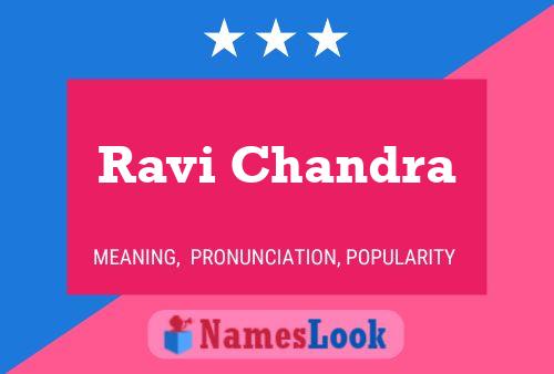 Ravi Chandra Name Poster