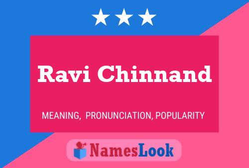 Ravi Chinnand Name Poster