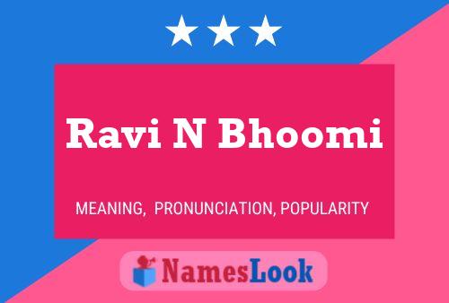 Ravi N Bhoomi Name Poster