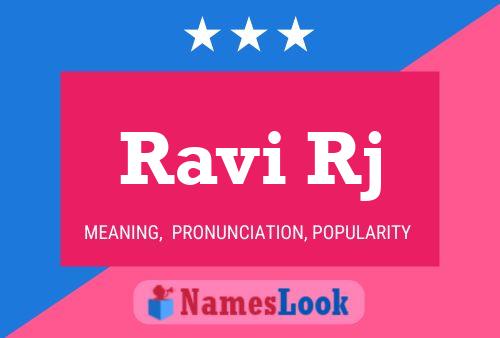 Ravi Rj Name Poster