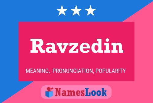 Ravzedin Name Poster