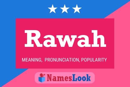 Rawah Name Poster