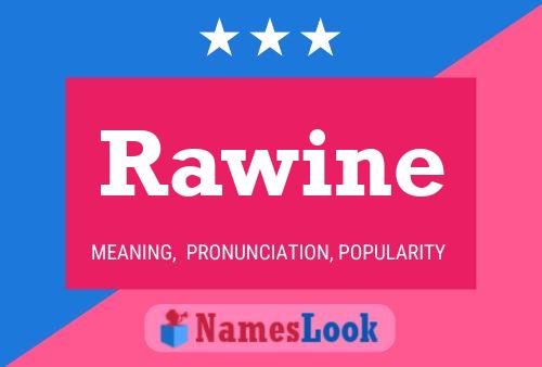 Rawine Name Poster