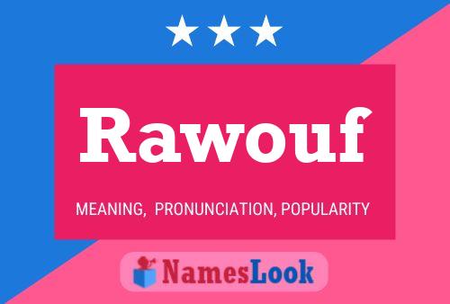 Rawouf Name Poster