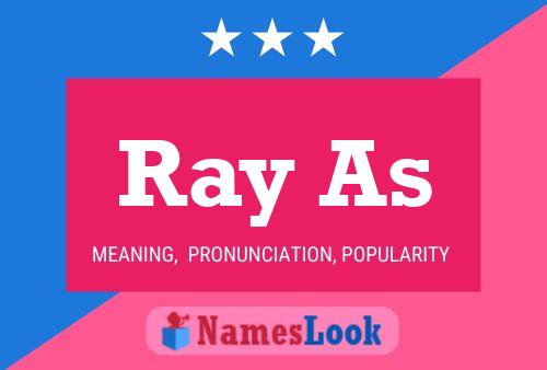 Ray As Name Poster