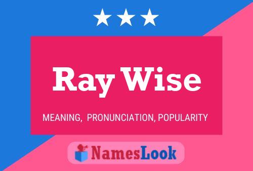 Ray Wise Name Poster