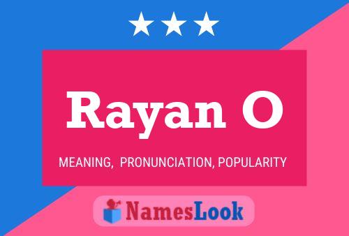 Rayan O Name Poster