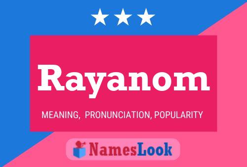 Rayanom Name Poster