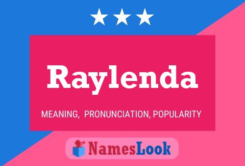 Raylenda Name Poster