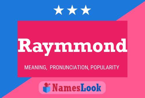 Raymmond Name Poster