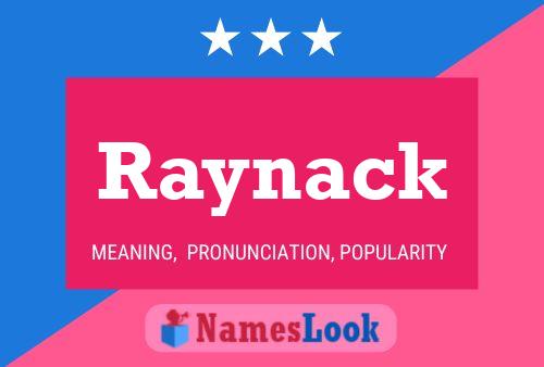 Raynack Name Poster