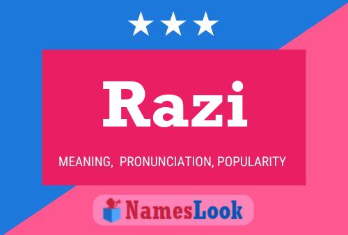 Razi Name Poster