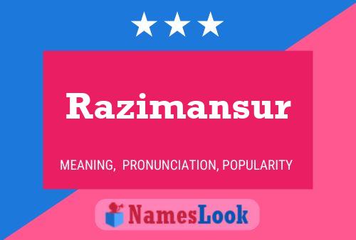 Razimansur Name Poster