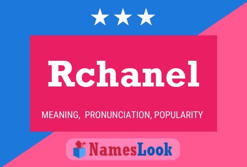 Rchanel Name Poster