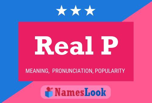 Real P Name Poster