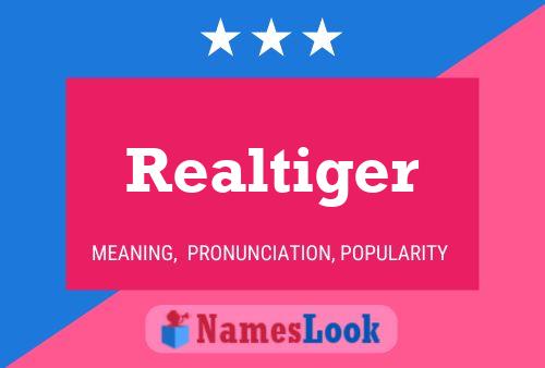 Realtiger Name Poster