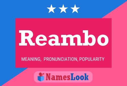 Reambo Name Poster