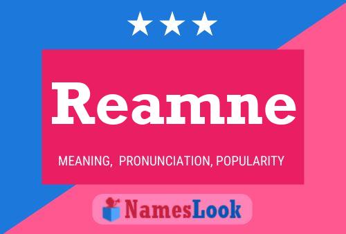 Reamne Name Poster