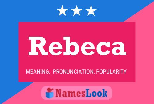 Rebeca Name Poster