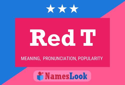 Red T Name Poster